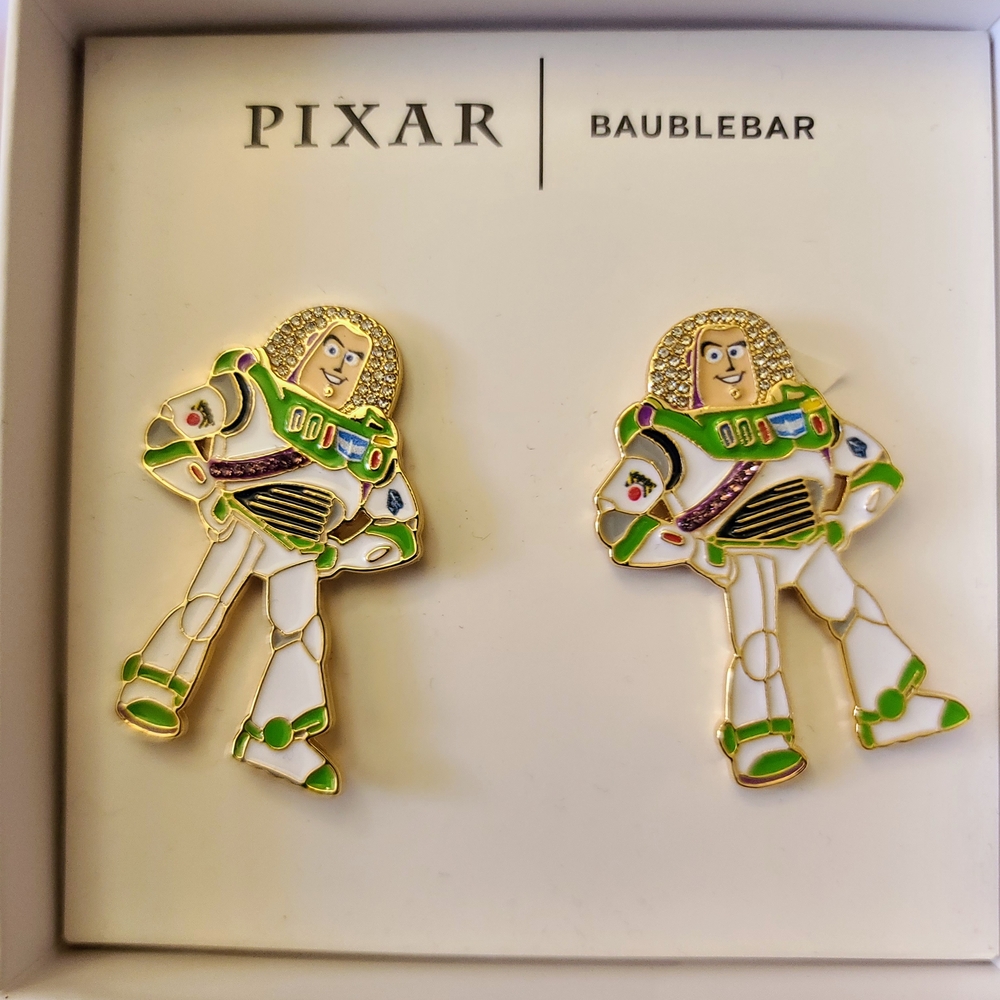 Pixar BaubleBar Buzz Lightyear Earrings NEW Price Free Shipping!